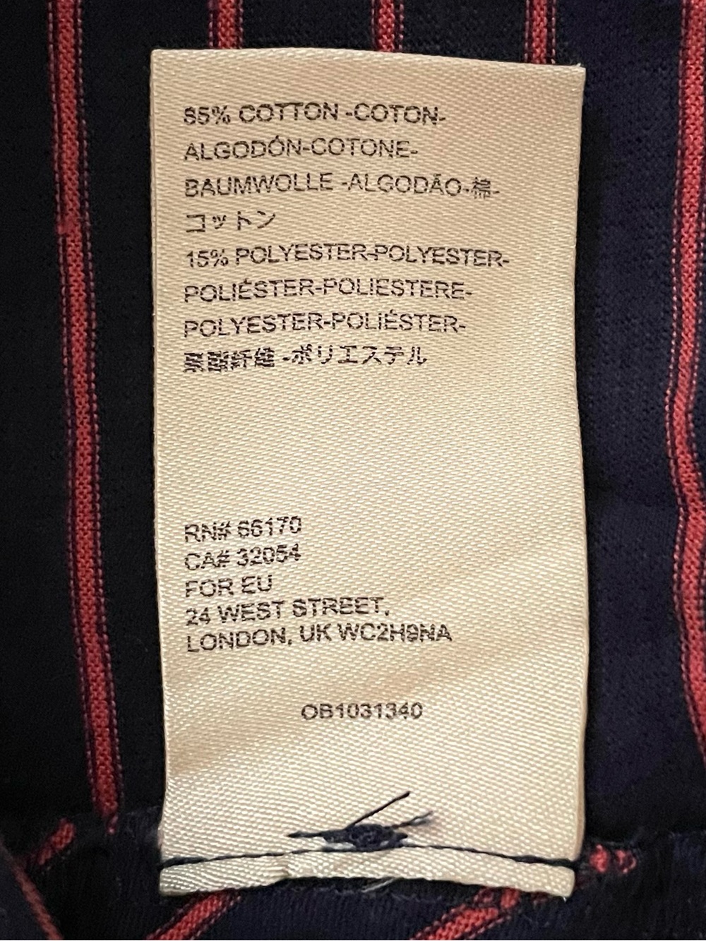 Anthropologie Striped Ruffle-back Crew Neck Short Sleeve Tee - Picture 7 of 8